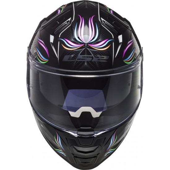 Casco integral LS2 FF811 VECTOR II TROPICAL Black White - Micasco.es - Tu tienda de cascos de moto