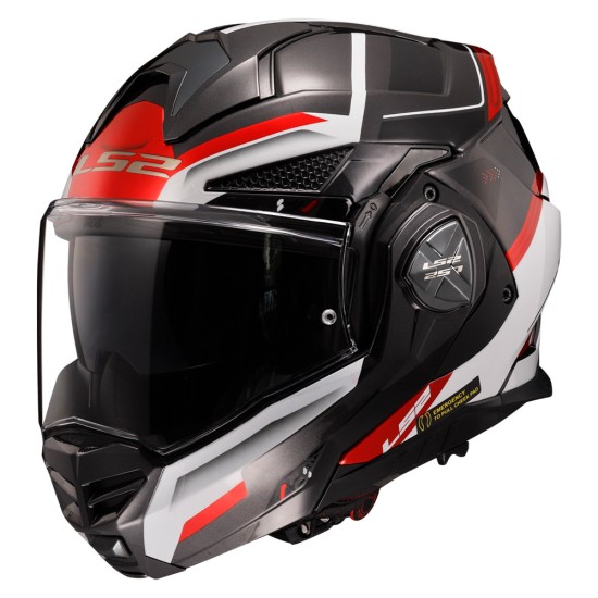 LS2 FF901 ADVANT X SPECTRUM Black White Red - Micasco.es - Tu tienda de cascos de moto