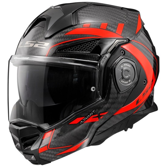LS2 FF901 ADVANT X CARBON FUTURE Red - Micasco.es - Tu tienda de cascos de moto