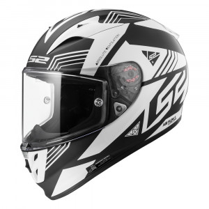 SUPEROFERTA: Casco integral LS2 Helmets FF323 ARROW R EVO NEON Matt Black Gloss White > REGALO: Pantalla ahumada