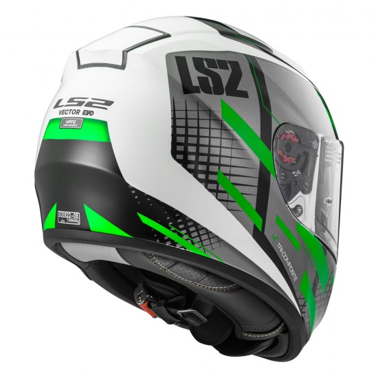 SUPEROFERTA: Casco integral LS2 Helmets FF397 VECTOR TITAN White Titanium Green - Micasco.es SUPEROFERTA: Casco integral LS2 Helmets FF397 VECTOR TITAN White Titanium Green - Micasco.es - Tu tienda de cascos de moto