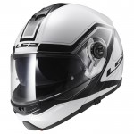 SUPEROFERTA Casco convertible LS2 Helmets FF325 STROBE CIVIK White Black - Micasco.es - Tu tienda de cascos de moto