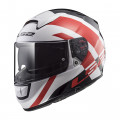 SUPEROFERTA: Casco integral LS2 Helmets FF397 VECTOR HPFC EVO TRIDENT White Red