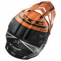 SUPEROFERTA Casco cross/enduro LS2 Helmets MX437 FAST CORE Black Gloss Orange