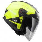 SUPEROFERTA Casco jet LS2 Helmets OF521 INFINITY BEYOND Black H-V Yellow - Micasco.es - Tu tienda de cascos de moto