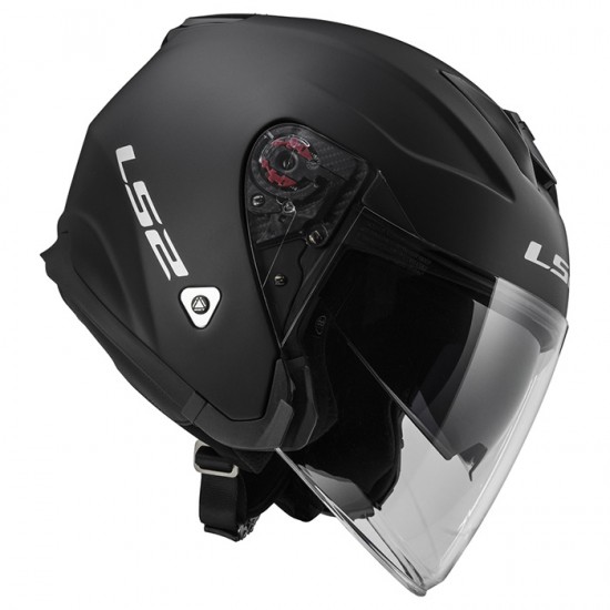 Casco jet LS2 Helmets OF521 INFINITY SOLID Matt Black - Micasco.es - Tu tienda de cascos de moto