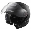 Casco jet LS2 Helmets OF521 INFINITY SOLID Matt Black