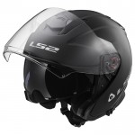 Casco jet LS2 Helmets OF521 INFINITY SOLID Matt Black - Micasco.es - Tu tienda de cascos de moto