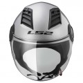 Casco jet LS2 Helmets OF562 AIRFLOW L SOLID Silver