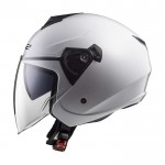 Casco jet LS2 OF573 TWISTER II Solid White - Micasco.es - Tu tienda de cascos de moto