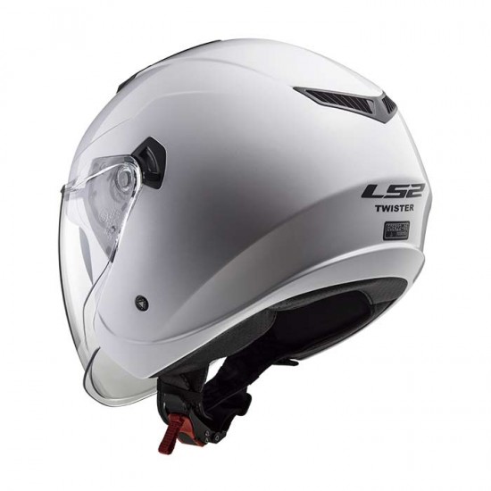 Casco jet LS2 OF573 TWISTER II Solid White - Micasco.es - Tu tienda de cascos de moto