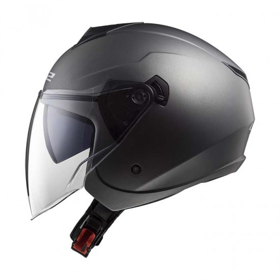 Casco jet LS2 OF573 TWISTER II Solid Matt Titanium - Micasco.es - Tu tienda de cascos de moto