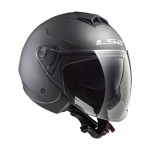 Casco jet LS2 OF573 TWISTER II Solid Matt Titanium - Micasco.es - Tu tienda de cascos de moto