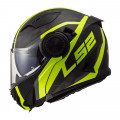 Casco convertible LS2 Helmets FF313 VORTEX FRAME Matt C Gloss H-V Yellow