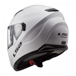 Casco integral LS2 Helmets FF320 STREAM EVO SOLID White - Micasco.es - Tu tienda de cascos de moto
