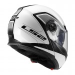 SUPEROFERTA Casco convertible LS2 Helmets FF325 STROBE CIVIK White Black - Micasco.es - Tu tienda de cascos de moto