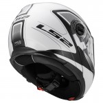 SUPEROFERTA Casco convertible LS2 Helmets FF325 STROBE CIVIK White Black - Micasco.es - Tu tienda de cascos de moto