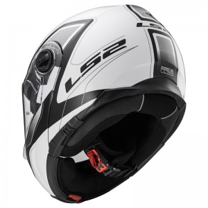 SUPEROFERTA Casco convertible LS2 Helmets FF325 STROBE CIVIK White Black - Micasco.es SUPEROFERTA Casco convertible LS2 Helmets FF325 STROBE CIVIK White Black - Micasco.es - Tu tienda de cascos de moto