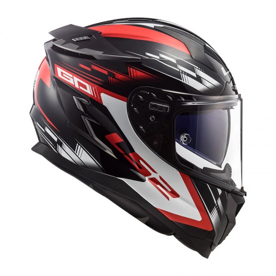 SUPEROFERTA Casco integral LS2 FF327 Challenger GP Black Red - Micasco.es - Tu tienda de cascos de moto