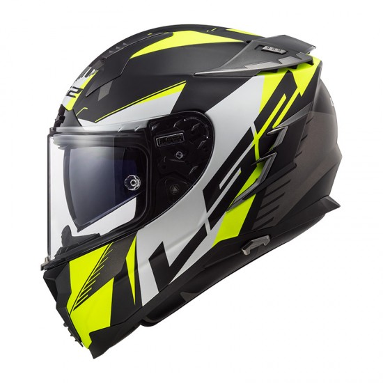 SUPEROFERTA Casco integral LS2 FF327 Challenger Squadron Matt H-V Yellow - Micasco.es - Tu tienda de cascos de moto