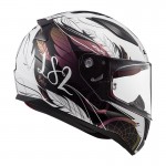 Casco integral LS2 Helmets FF353 RAPID Boho White Black Pink - Micasco.es - Tu tienda de cascos de moto