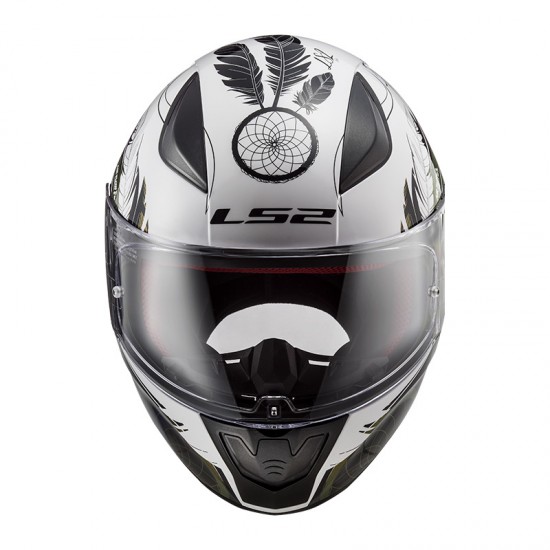 Casco integral LS2 Helmets FF353 RAPID Boho White Black Pink - Micasco.es - Tu tienda de cascos de moto