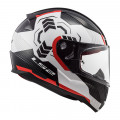 SUPEROFERTA Casco integral LS2 Helmets FF353 RAPID Ghost White Black Red