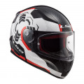 SUPEROFERTA Casco integral LS2 Helmets FF353 RAPID Ghost White Black Red