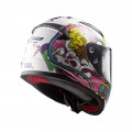 SUPEROFERTA Casco INFANTIL LS2 Helmets FF353J RAPID MINI CRAZY POP White Pink