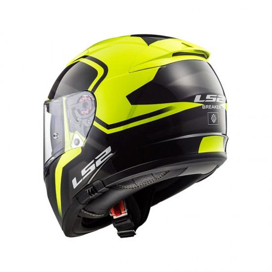 SUPEROFERTA Casco integral LS2 FF390 BREAKER Bold Black H-V Yellow - Micasco.es - Tu tienda de cascos de moto