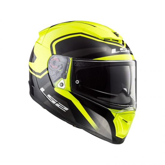 SUPEROFERTA Casco integral LS2 FF390 BREAKER Bold Black H-V Yellow - Micasco.es - Tu tienda de cascos de moto