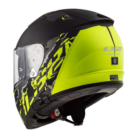 SUPEROFERTA Casco integral LS2 FF390 BREAKER Feline Matt Black H-V Yellow - Micasco.es SUPEROFERTA Casco integral LS2 FF390 BREAKER Feline Matt Black H-V Yellow - Micasco.es - Tu tienda de cascos de moto