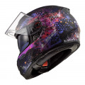 Casco integral LS2 Helmets FF397 VECTOR HPFC EVO Cosmos Matt Black Pink