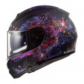 SUPEROFERTA Casco integral LS2 Helmets FF397 VECTOR HPFC EVO Cosmos Matt Black Pink