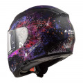 SUPEROFERTA Casco integral LS2 Helmets FF397 VECTOR HPFC EVO Cosmos Matt Black Pink