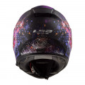Casco integral LS2 Helmets FF397 VECTOR HPFC EVO Cosmos Matt Black Pink