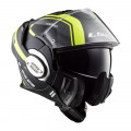SUPEROFERTA Casco convertible LS2 Helmets FF399 VALIANT LINE Matt Black H-V Yellow