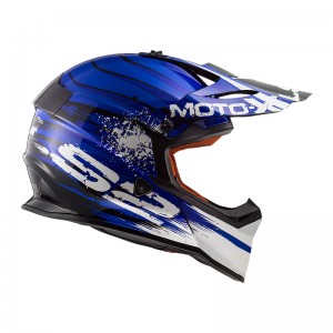 SUPEROFERTA Casco cross/enduro LS2 Helmets MX437 FAST GATOR Blue - Micasco.es - Tu tienda de cascos de moto