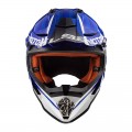 SUPEROFERTA Casco cross/enduro LS2 Helmets MX437 FAST GATOR Blue