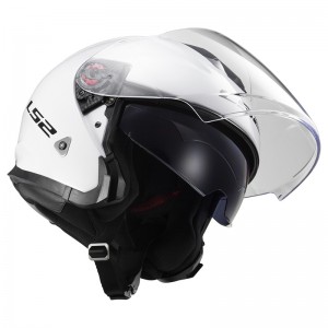 Casco jet LS2 Helmets OF521 INFINITY SOLID White - Micasco.es - Tu tienda de cascos de moto