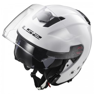 Casco jet LS2 Helmets OF521 INFINITY SOLID White - Micasco.es - Tu tienda de cascos de moto
