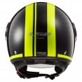 SUPEROFERTA Casco jet LS2 Helmets OF558 SPHERE LUX Crush Black HV Yellow