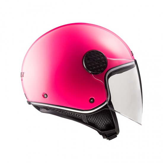 Casco jet LS2 Helmets OF558 SPHERE LUX Solid Fluo Pink - Micasco.es - Tu tienda de cascos de moto