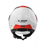 Casco jet LS2 Helmets OF562 AIRFLOW L CONDOR White Black Red - Micasco.es - Tu tienda de cascos de moto