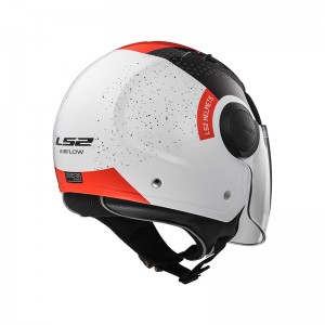 Casco jet LS2 Helmets OF562 AIRFLOW L CONDOR White Black Red - Micasco.es - Tu tienda de cascos de moto