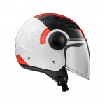 Casco jet LS2 Helmets OF562 AIRFLOW L CONDOR White Black Red - Micasco.es - Tu tienda de cascos de moto