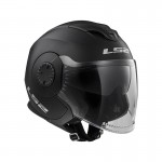 Casco jet LS2 Helmets OF570 VERSO Solid Matt Black - Micasco.es - Tu tienda de cascos de moto