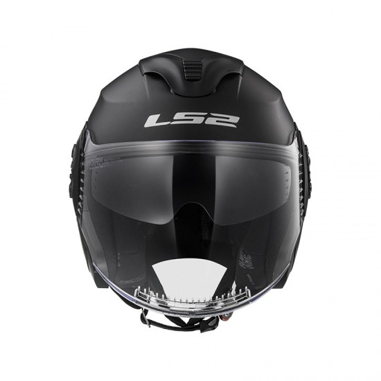 Casco jet LS2 Helmets OF570 VERSO Solid Matt Black - Micasco.es - Tu tienda de cascos de moto