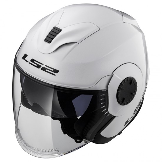 Casco jet LS2 Helmets OF570 VERSO Solid White - Micasco.es - Tu tienda de cascos de moto