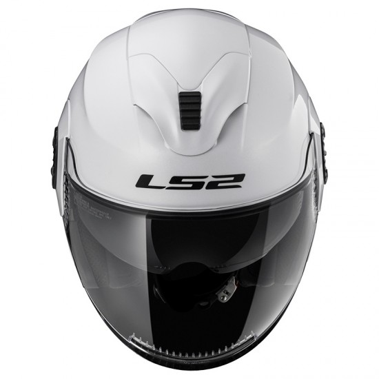 Casco jet LS2 Helmets OF570 VERSO Solid White - Micasco.es - Tu tienda de cascos de moto